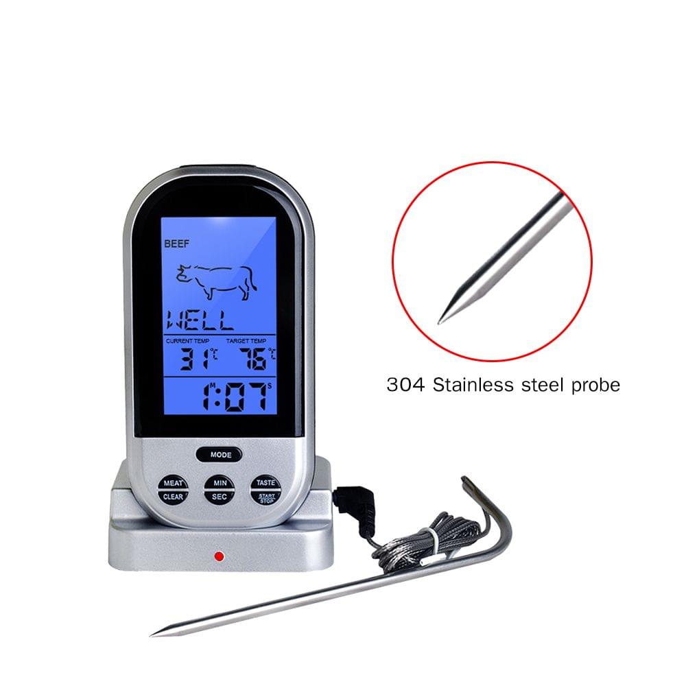 Meat Thermometer Digital LCD BBQ Thermometer with Backlight