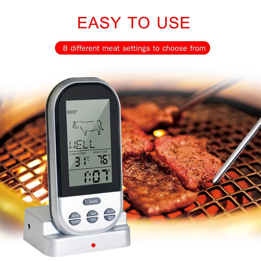 Meat Thermometer Digital LCD BBQ Thermometer with Backlight