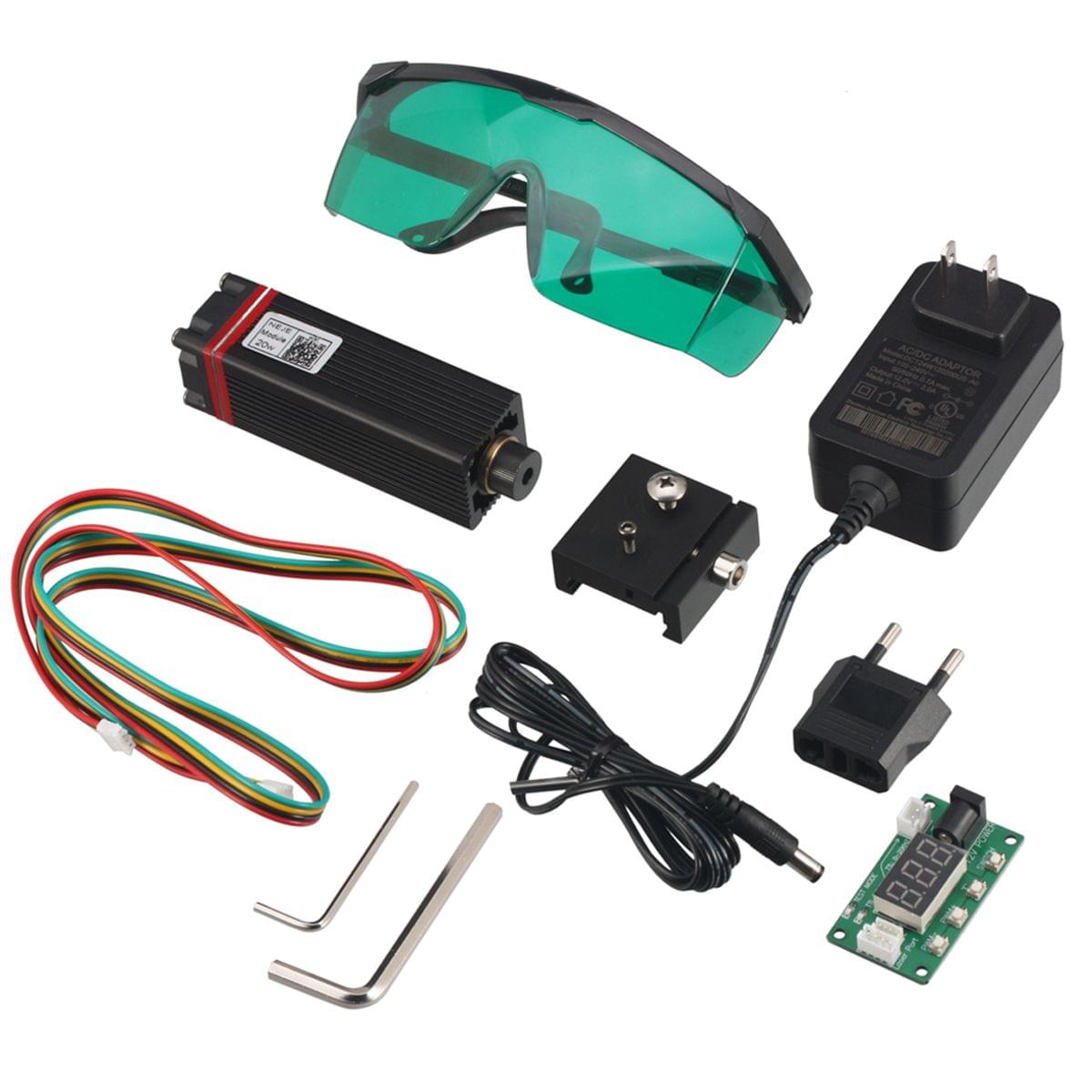 20W Laser Module DIY Kit 450nm Professional Continuous 5.5W