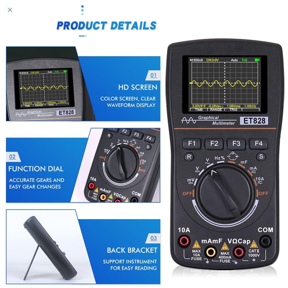ET828 High Definition Intelligent Graphical Digital
