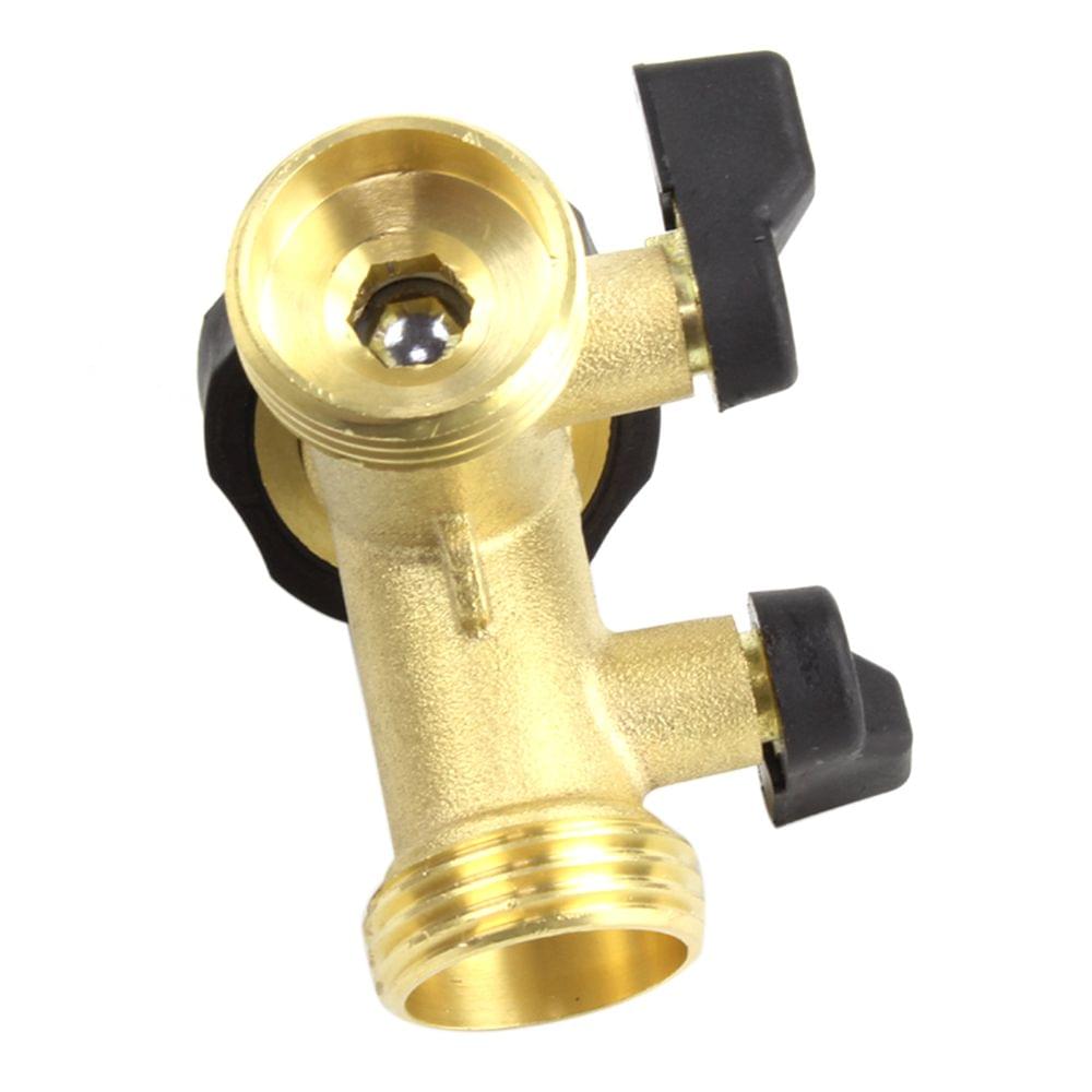 Y Shape Soild Brass Thread Two Way Connector Adaptor Hose - US port