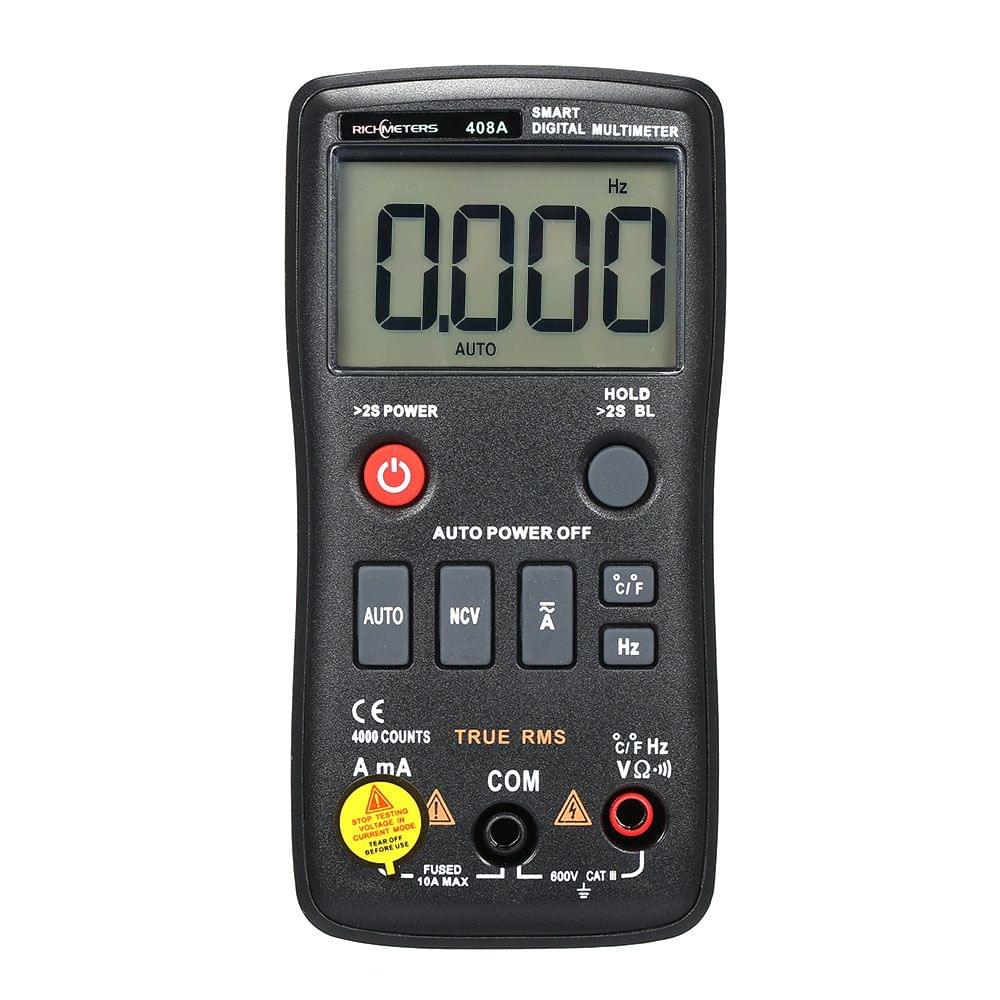 Richmeters RM408A Digital Multimeter 8000 Counts True-RMS