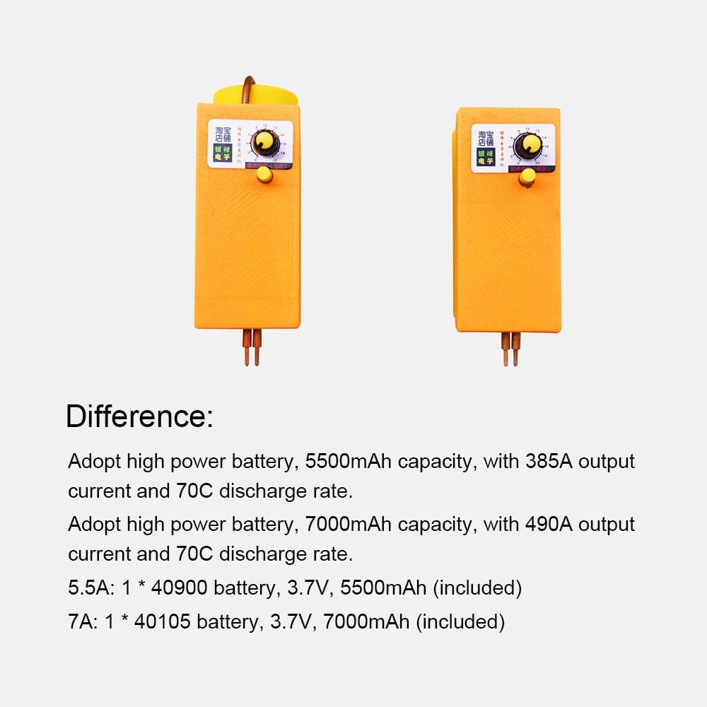 USB Rechargeable Lithium Battery Spot Welding Machine Dual - 5.5A