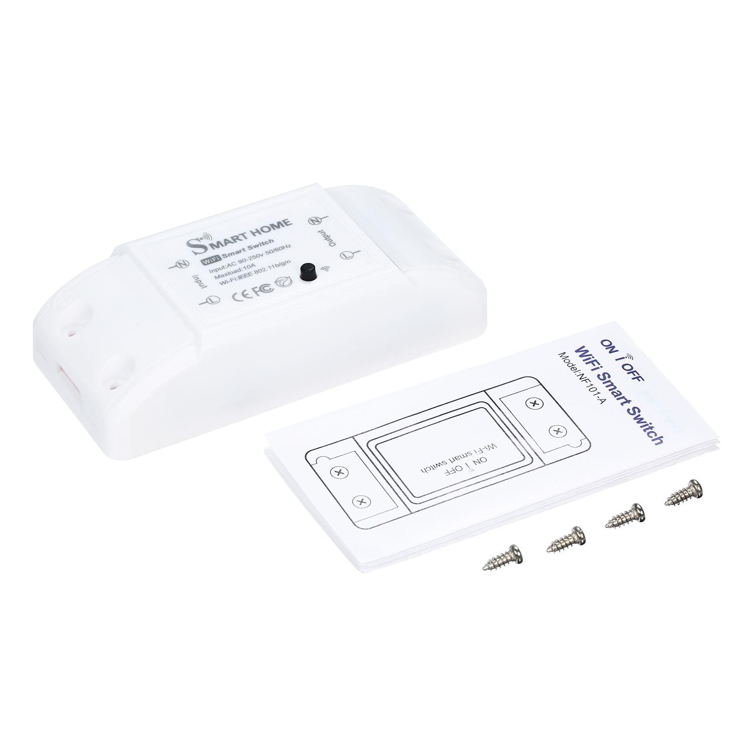 Basic Smart Remote Control Wifi Switch Compatible with - 2 Pack