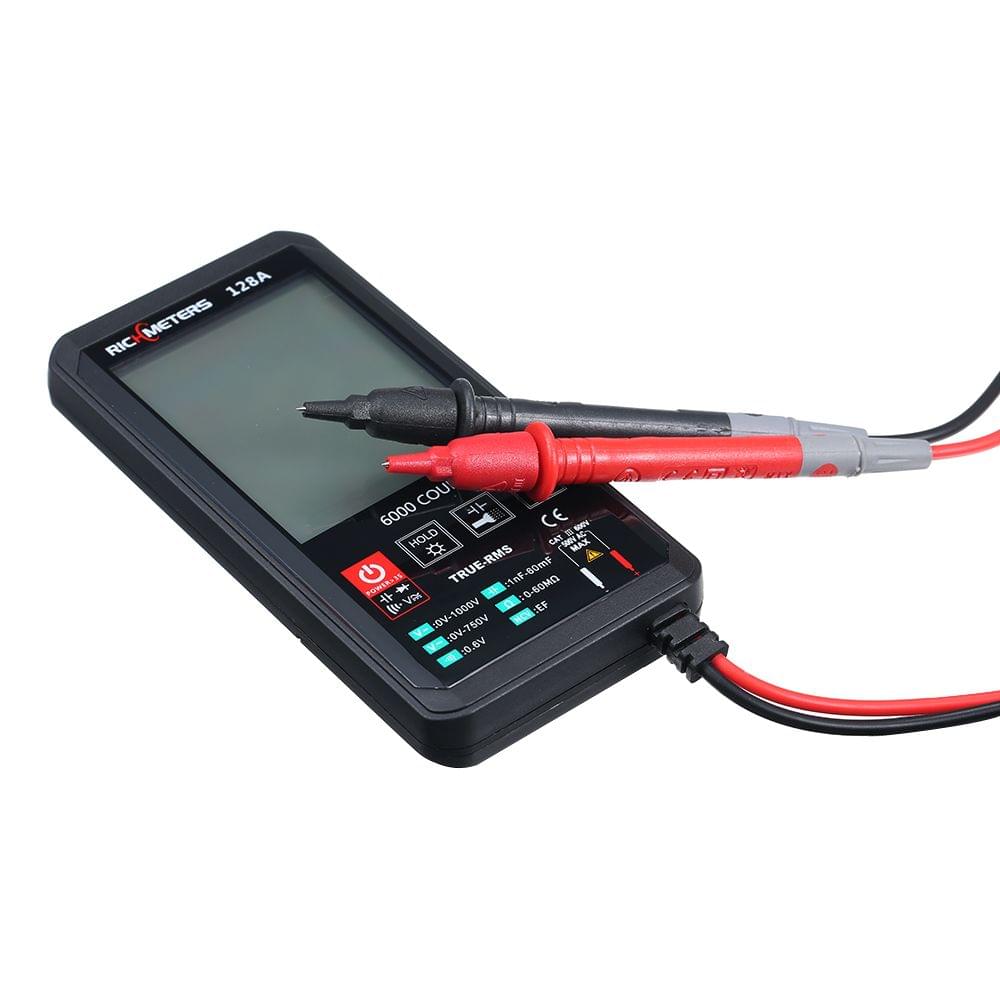RICHMETERS Digital Multimeter 6000 Counts True-RMS Auto - 128A