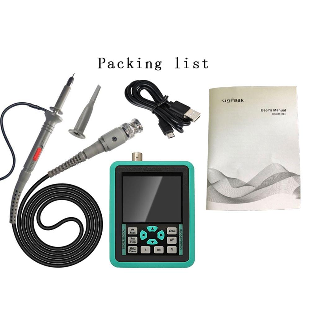 Handheld Mini Digital Oscilloscope with 2.4 Inches TFT Color
