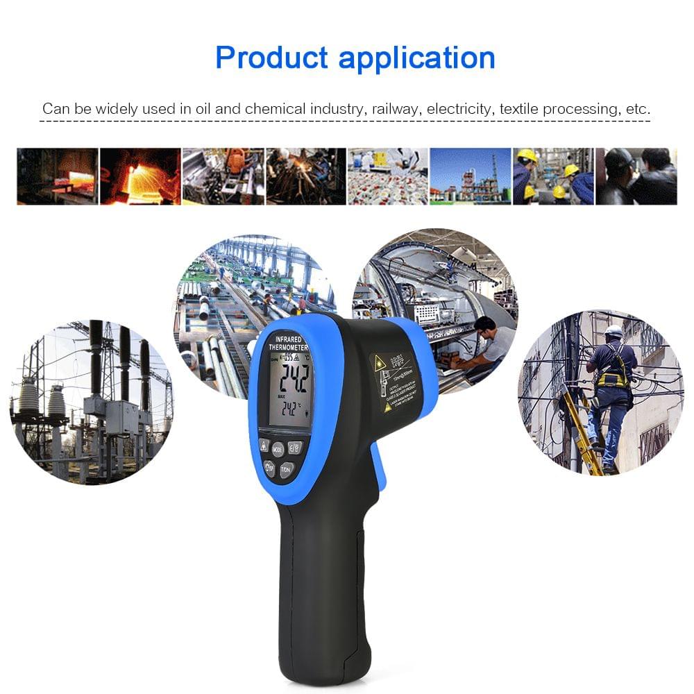 BTMETER Handheld Non-contact LCD Infrared Thermometer