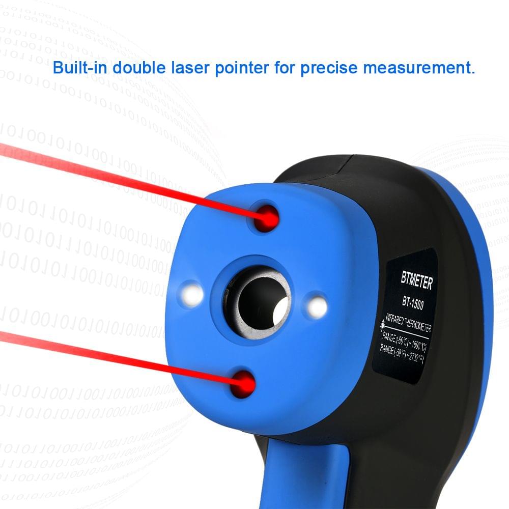 BTMETER Handheld Non-contact LCD Infrared Thermometer
