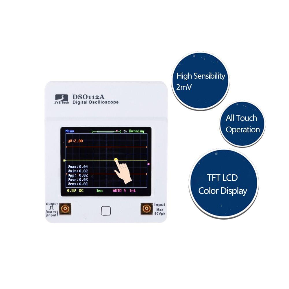 DSO 112A TFT Touch Screen Portable Mini Digital Oscilloscope