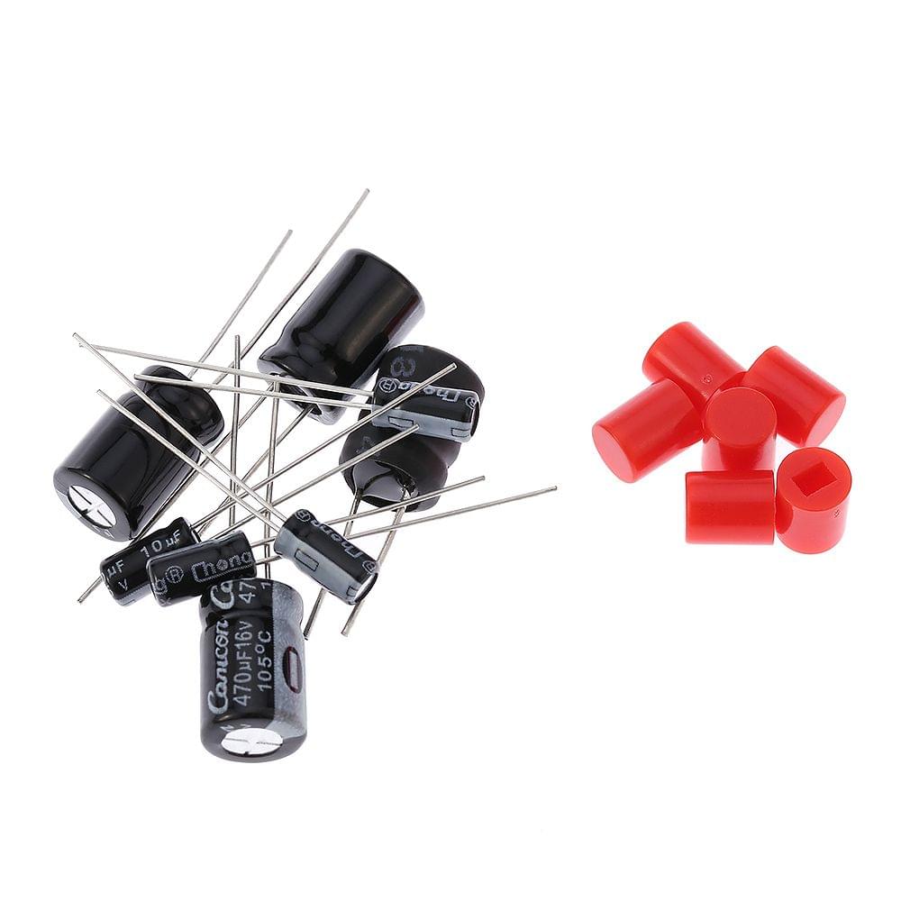 LCD Digital Secohmmeter Capacitance Meter DIY Kit Frequency