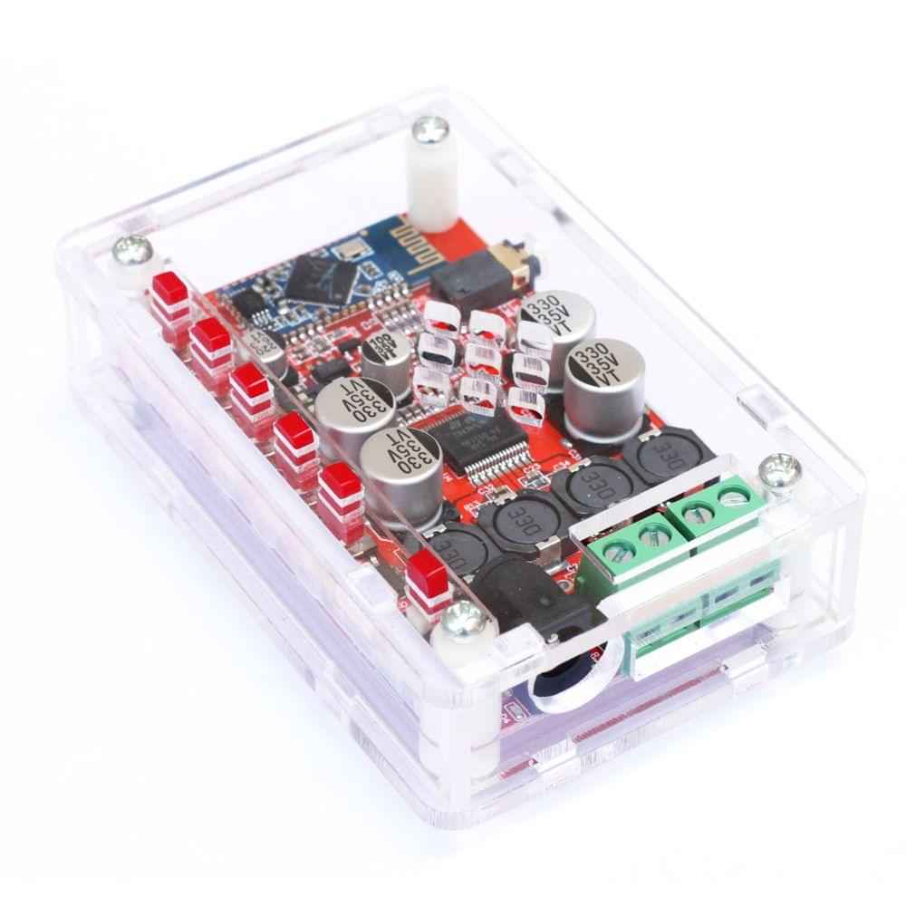 Acrylic DIY Case Cover Shell with Board TDA7492P 2*25W Wireless BT