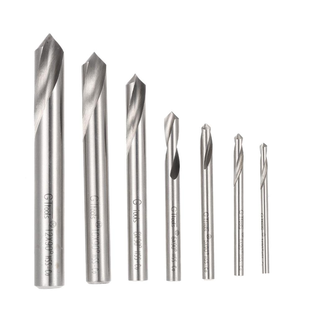 7pcs M42 HSS High Speed Steel Cobalt Spotting Drill Bits Set