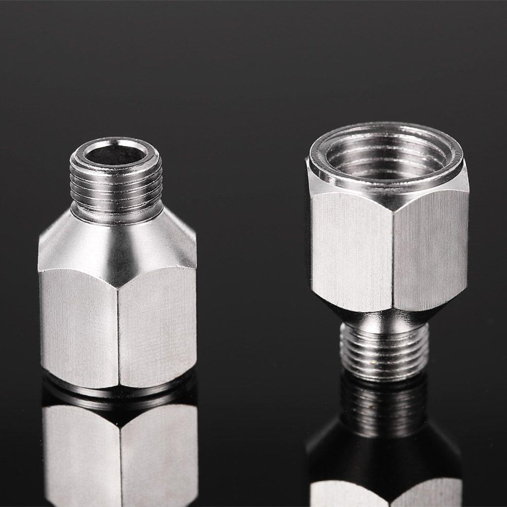 Professional 2pcs Airbrush Air Hose Adaptor G1/8" BSP Male &