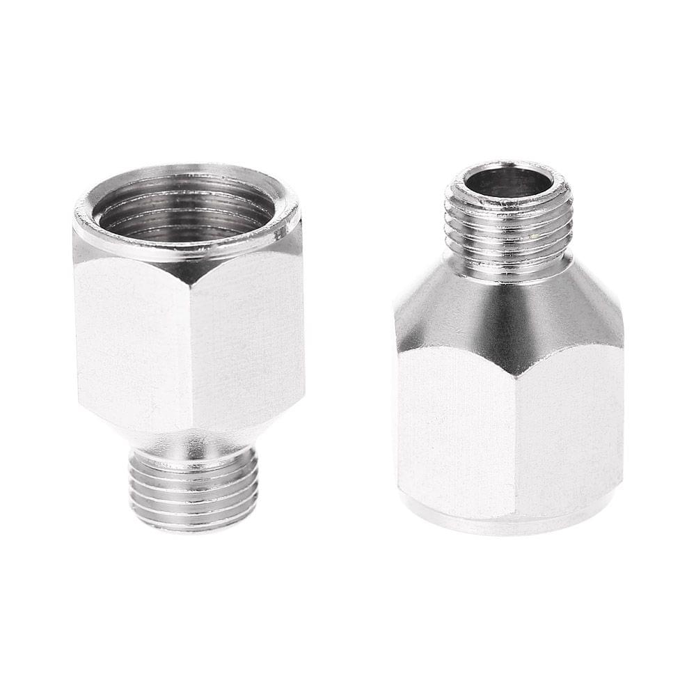 Professional 2pcs Airbrush Air Hose Adaptor G1/8" BSP Male &
