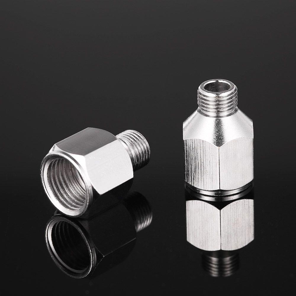 Professional 2pcs Airbrush Air Hose Adaptor G1/8" BSP Male &