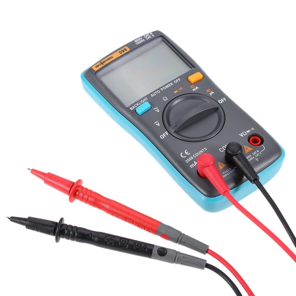 Richmeters RM098 Multifunctional LCD Digital Multimeter DMM