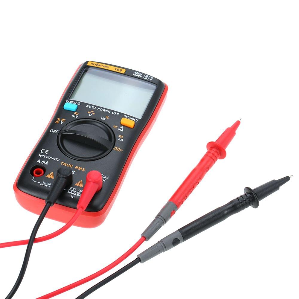 RM109 Palm-size True-RMS Digital Multimeter 9999 counts