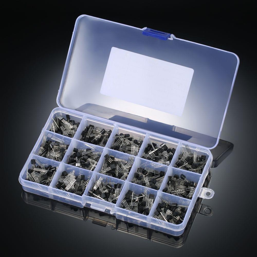 600pcs 15Values*40pcs TO-92 Transistors Pack Transistor