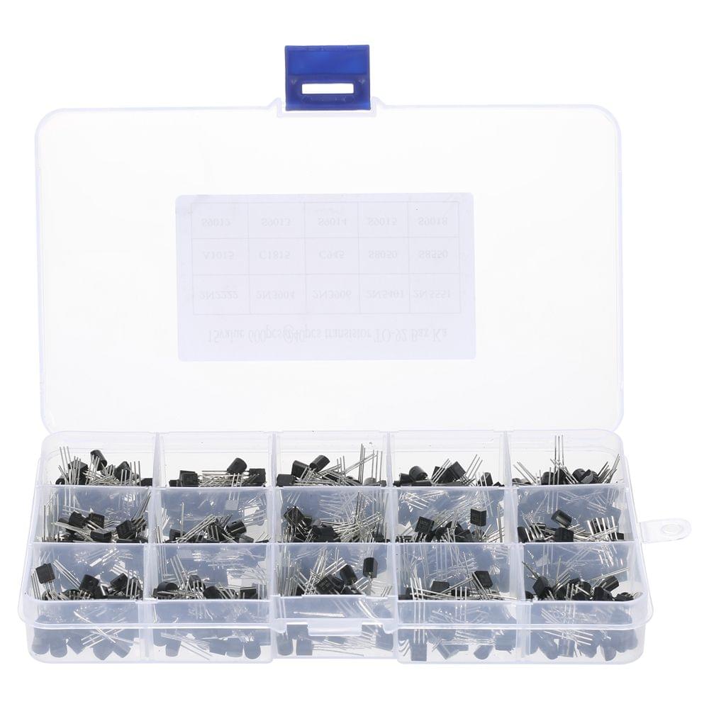 600pcs 15Values*40pcs TO-92 Transistors Pack Transistor