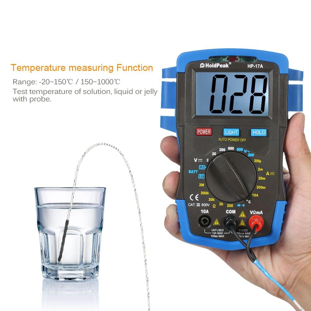 HoldPeak Backlight LCD Display Digital Multimeter DC/AC