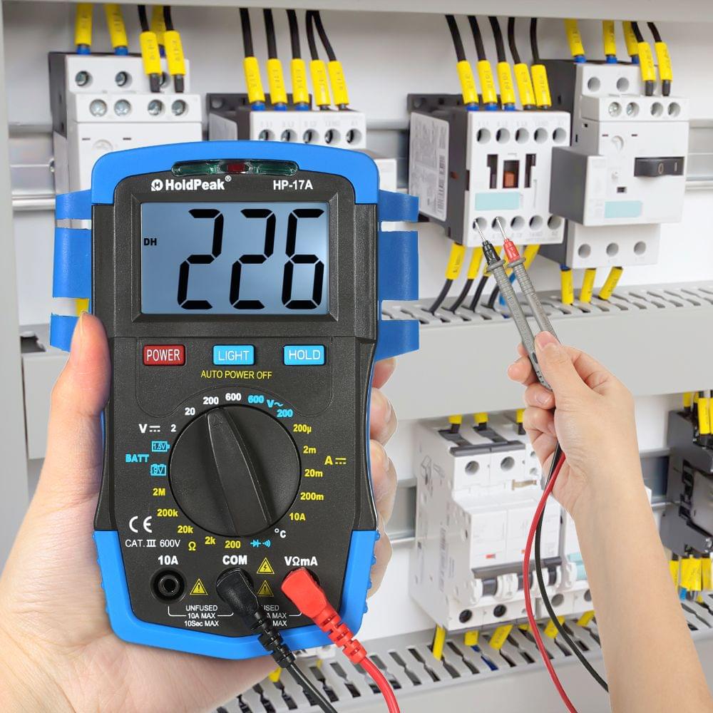 HoldPeak Backlight LCD Display Digital Multimeter DC/AC
