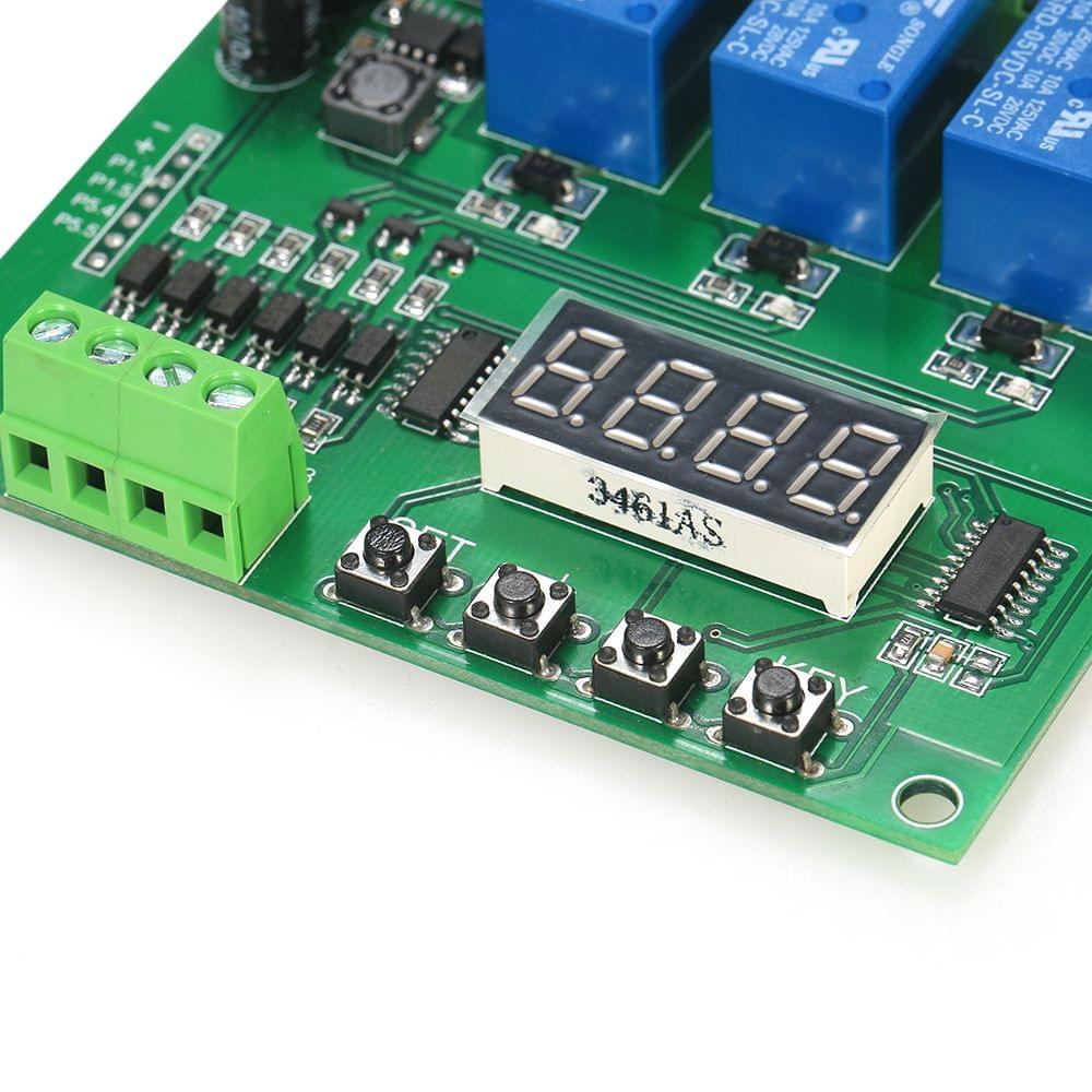 Programmable 3-Channel LED Relay Module DC/AC7V~36V Motor
