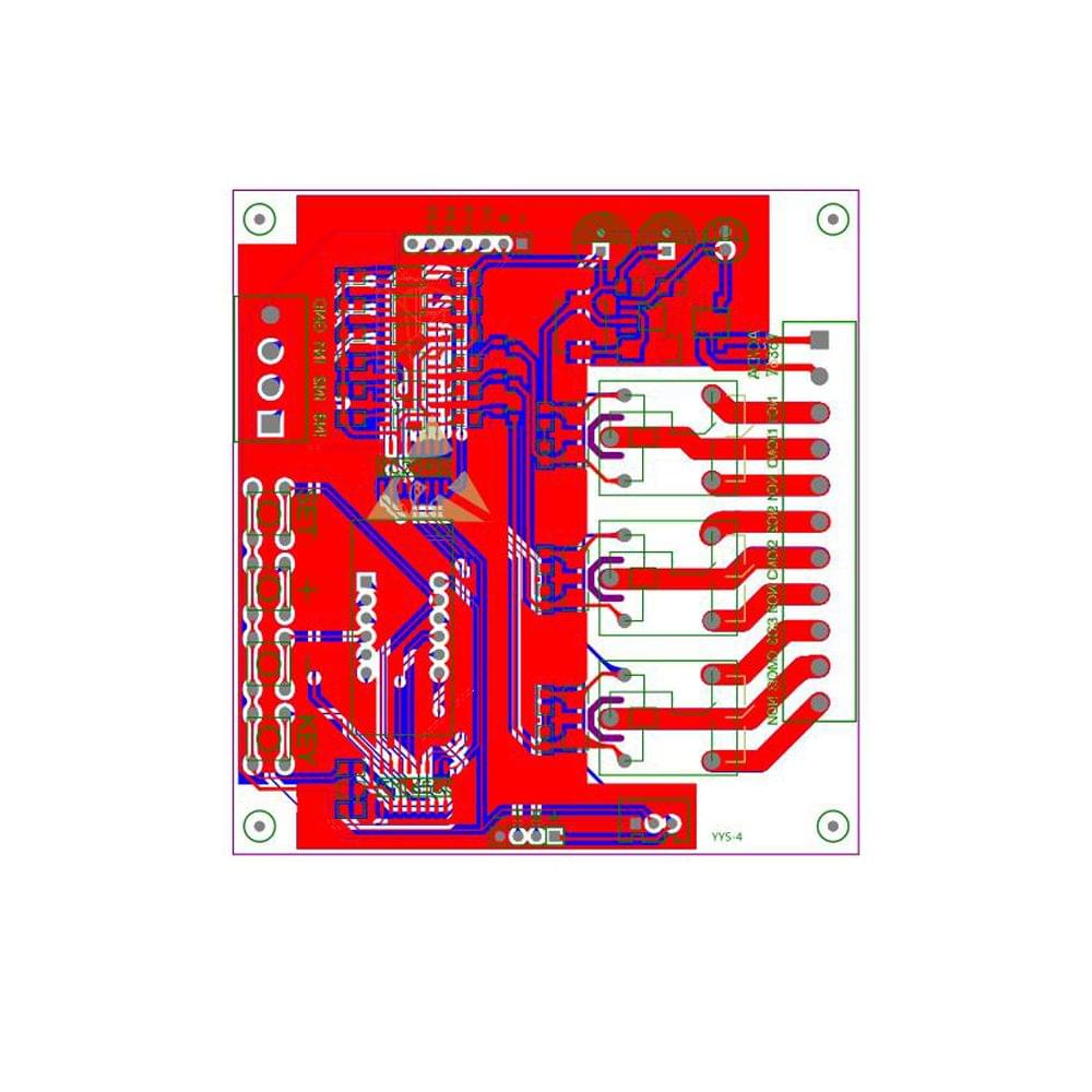 Programmable 3-Channel LED Relay Module DC/AC7V~36V Motor