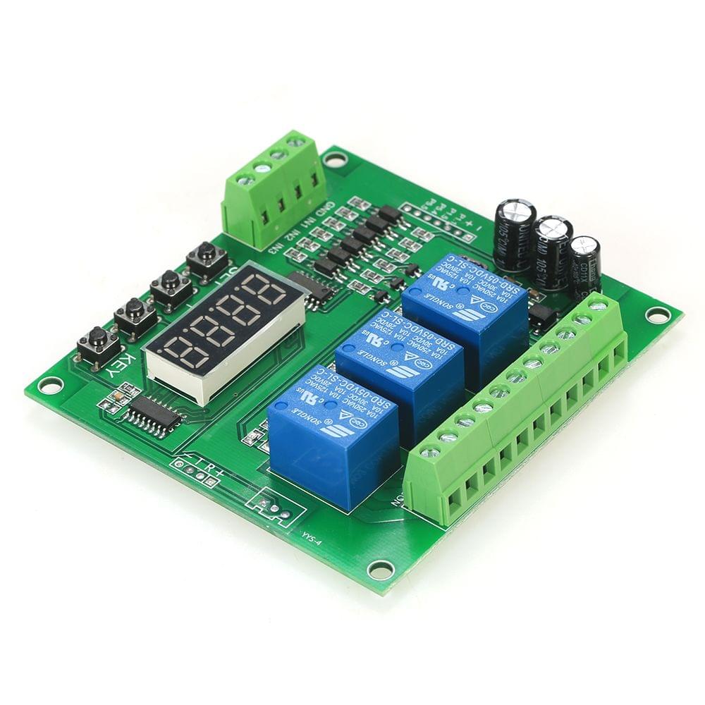 Programmable 3-Channel LED Relay Module DC/AC7V~36V Motor