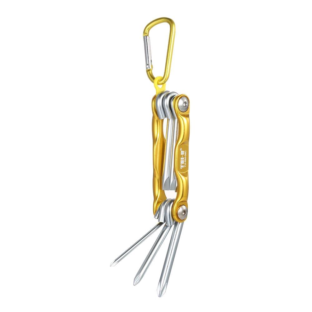 TNI-U TU-BM-06C 6-Piece Folding Screwdriver Set - Slotted&Phillips