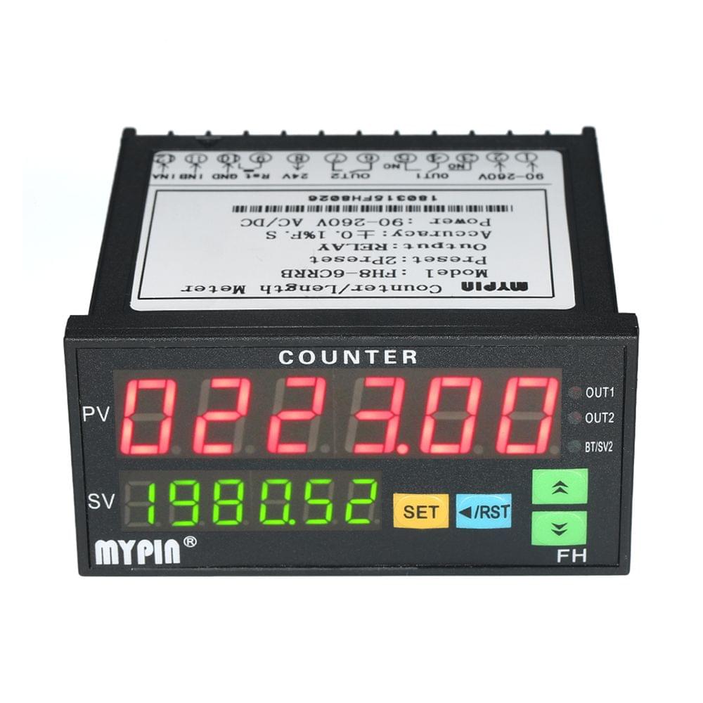 Multi-functional Dual LED Display Digital Counter 90~265V