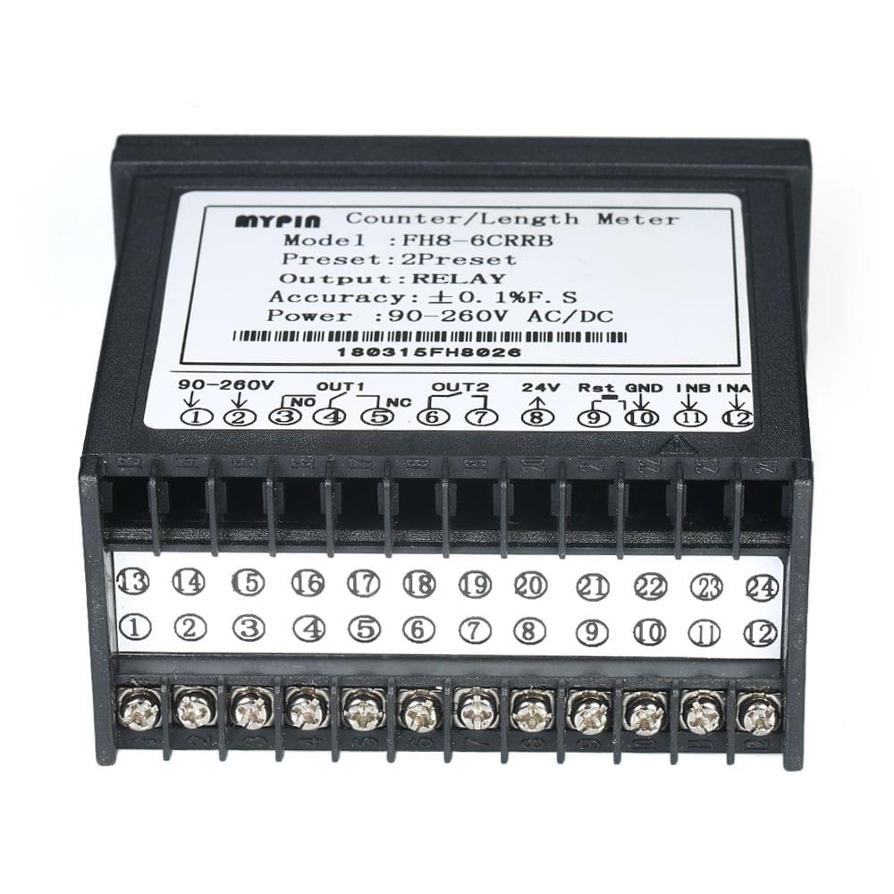 Multi-functional Dual LED Display Digital Counter 90~265V