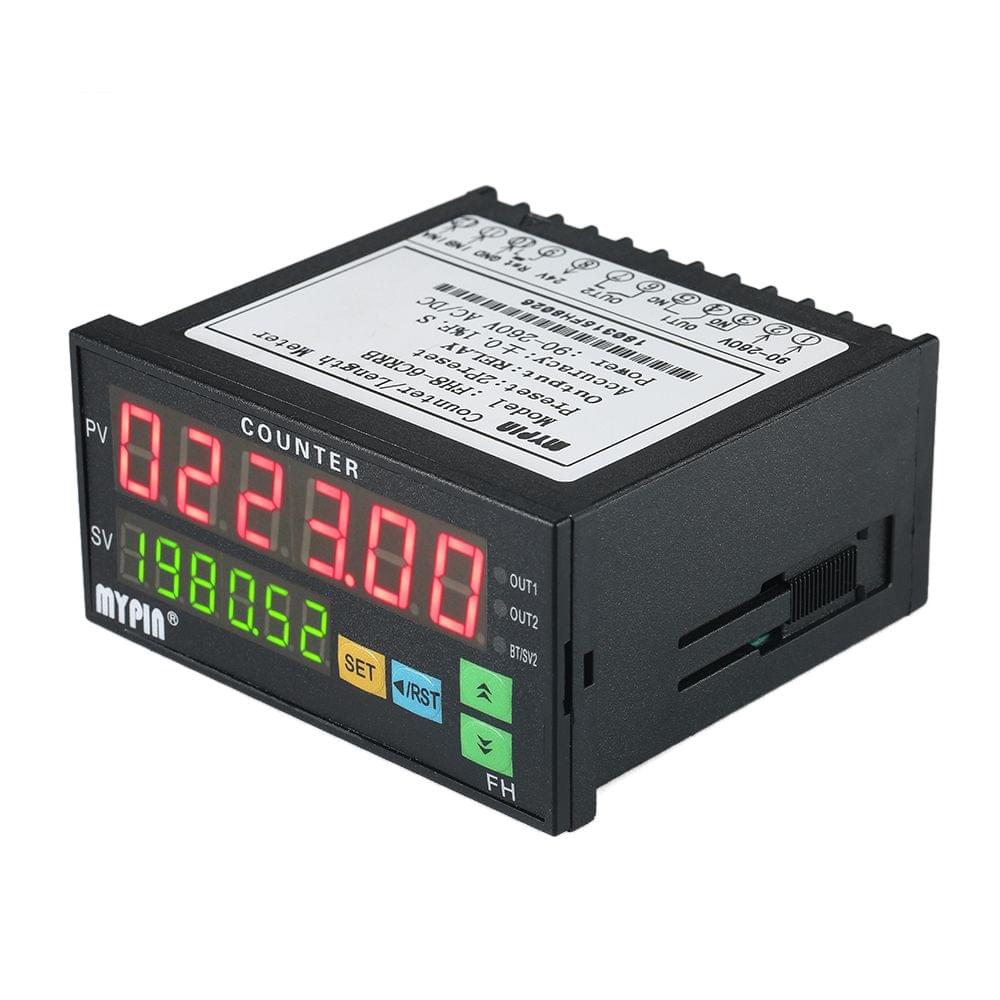 Multi-functional Dual LED Display Digital Counter 90~265V