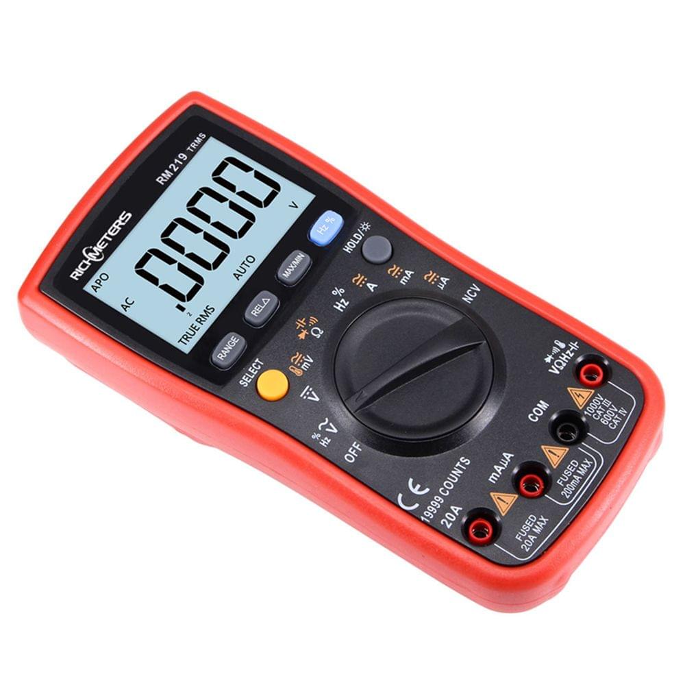 RM219 True-RMS 19999 Counts Auto Range Digital Multimeter