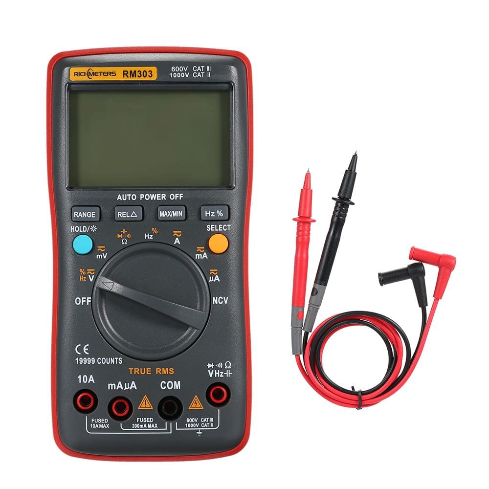 Richmeters RM303 True-RMS 19999 Counts Digital Multimeter