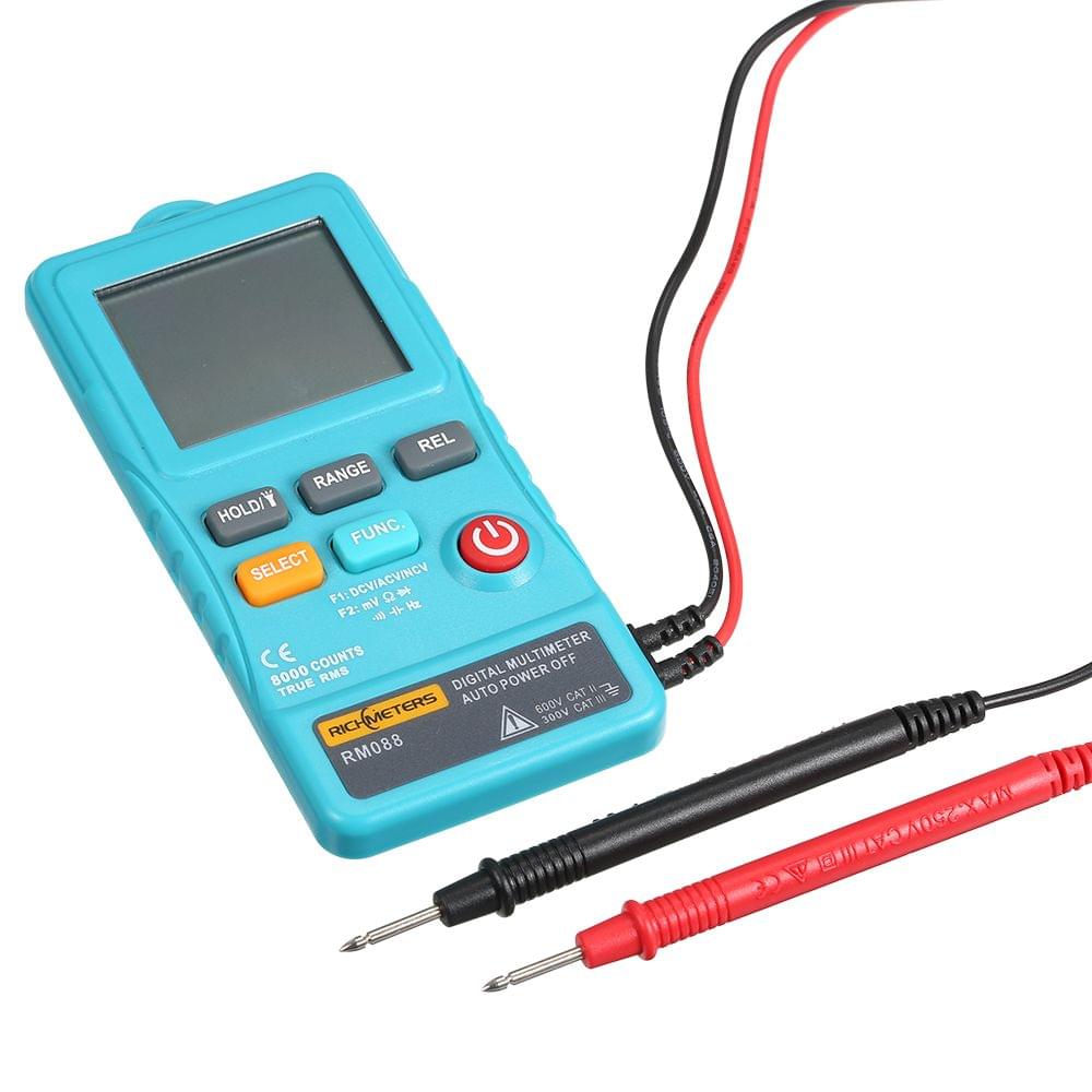 RICHMETERS RM088 Mini Digital Multimeter 8000 Counts Line