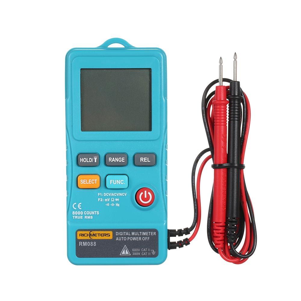 RICHMETERS RM088 Mini Digital Multimeter 8000 Counts Line