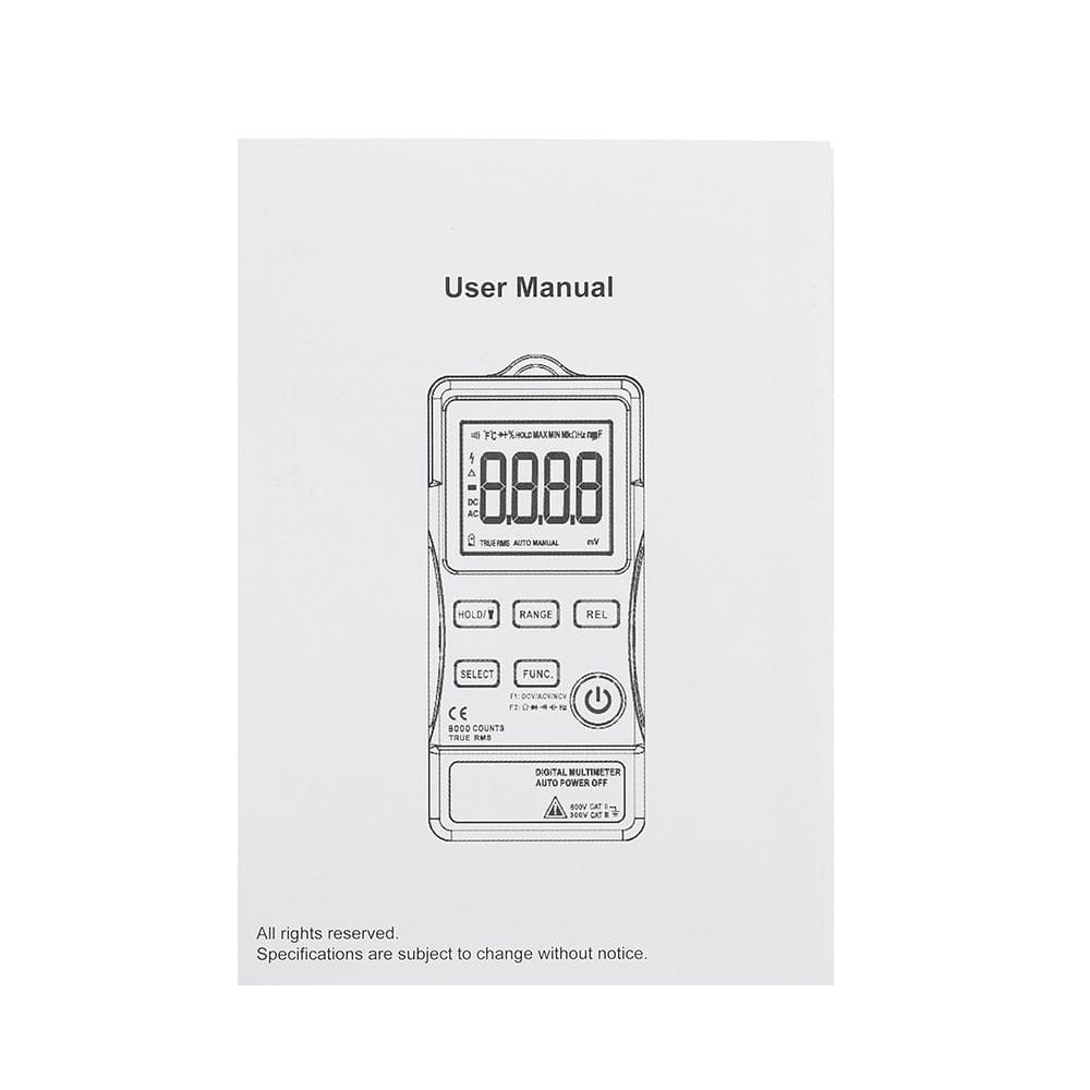 RICHMETERS RM088 Mini Digital Multimeter 8000 Counts Line