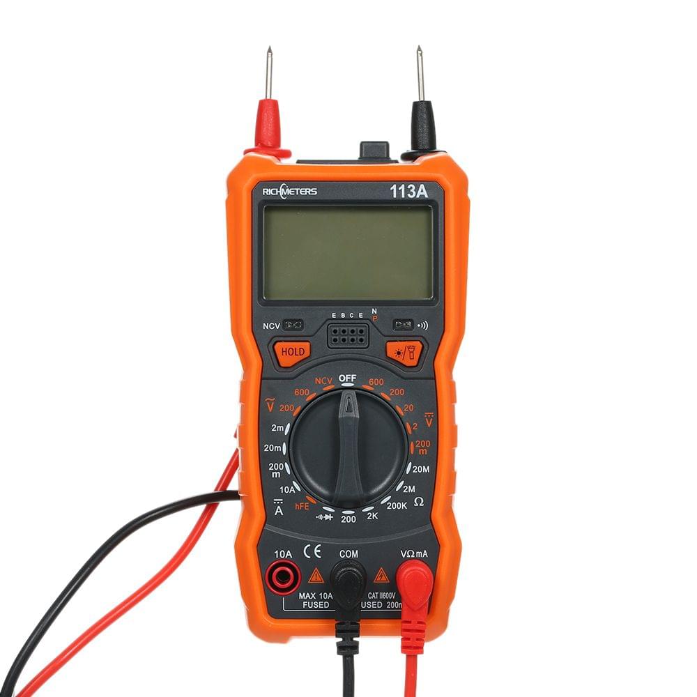 Richmeters RM113A NCV Digital Multimeter 2000 Counts HFE