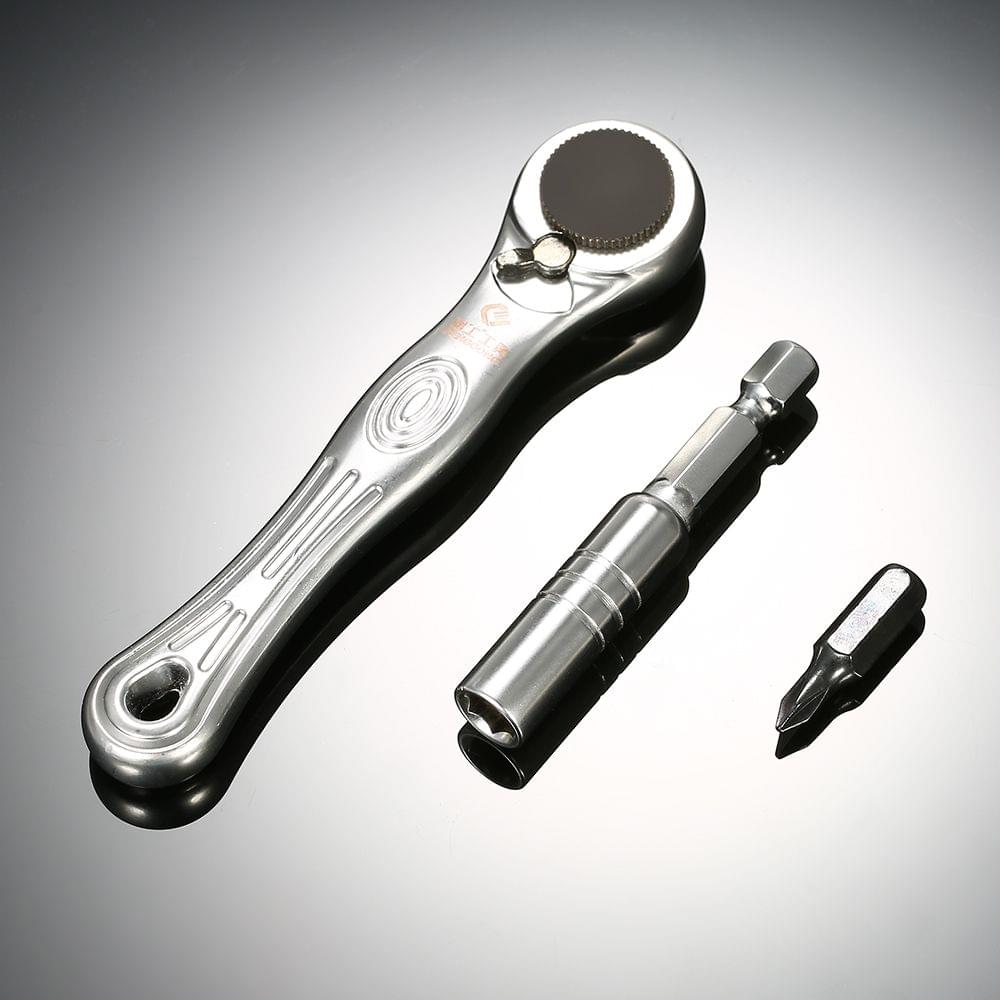 PENGGONG 12pcs Mini Ratchet Wrench Close Quarter Ratcheting