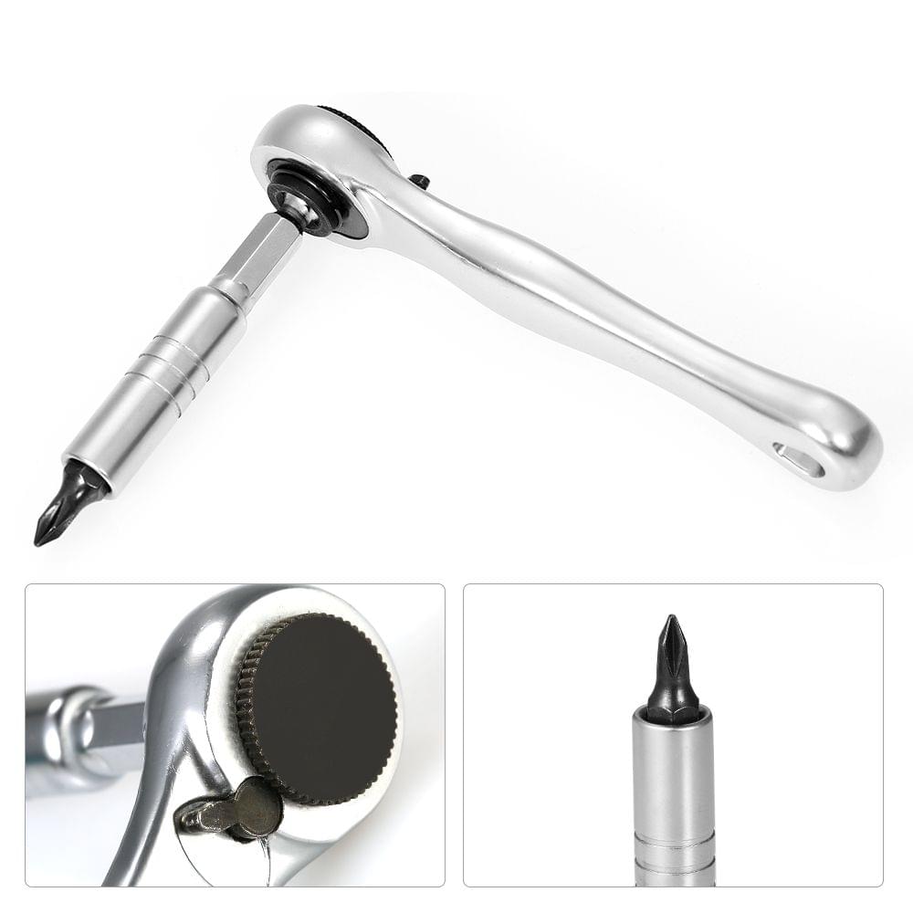 PENGGONG 12pcs Mini Ratchet Wrench Close Quarter Ratcheting