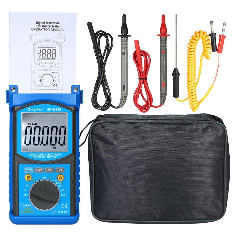 HoldPeak Auto-range True RMS LCD Digital Multimeter DC/AC