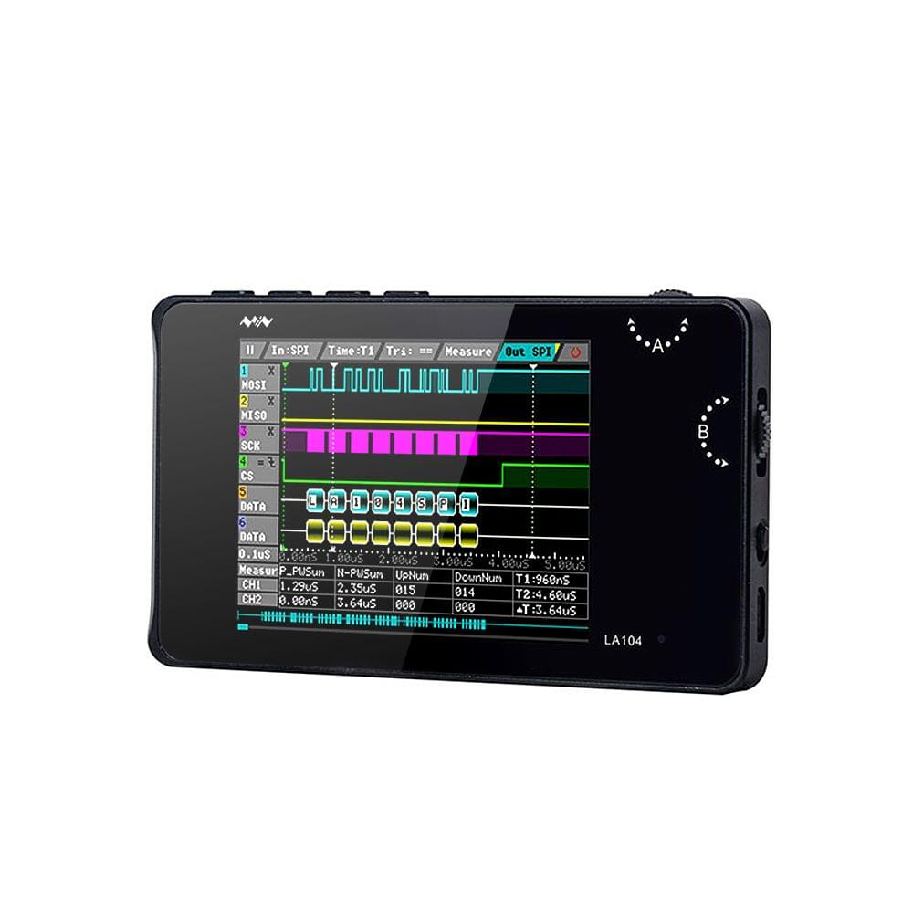 Mini DSO LA104 Digital Logic Analyzer Portable 2.8" Screen 4