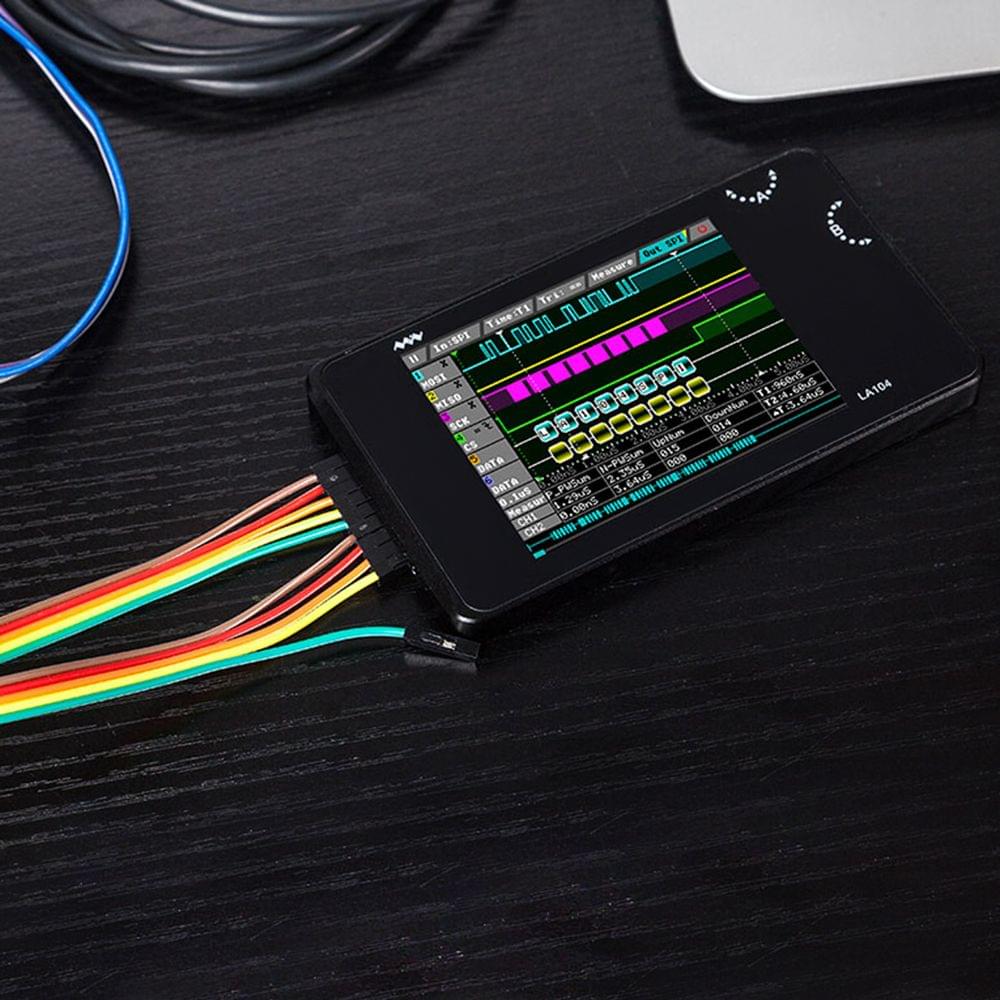 Mini DSO LA104 Digital Logic Analyzer Portable 2.8" Screen 4