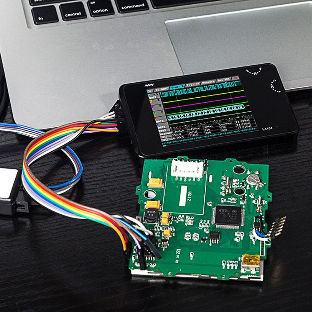 Mini DSO LA104 Digital Logic Analyzer Portable 2.8" Screen 4
