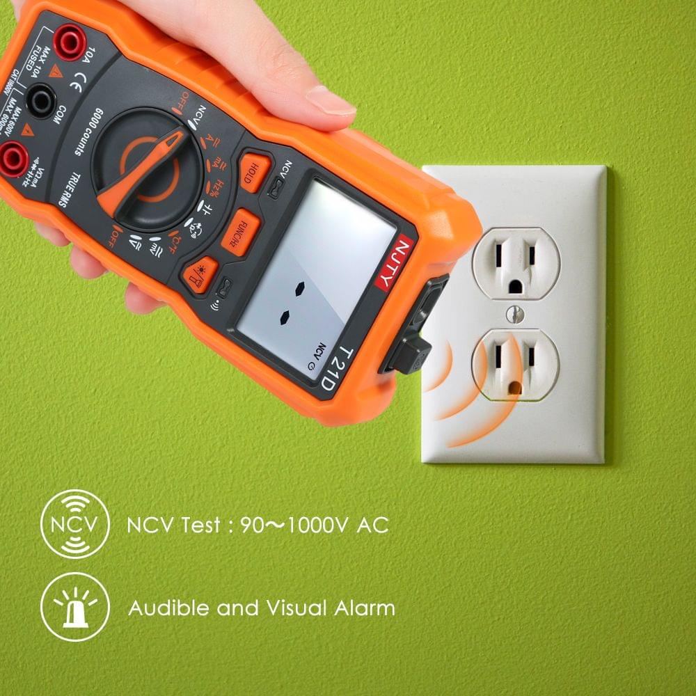 NJTY Mini Digital Multimeter 6000 Counts Multi-functional