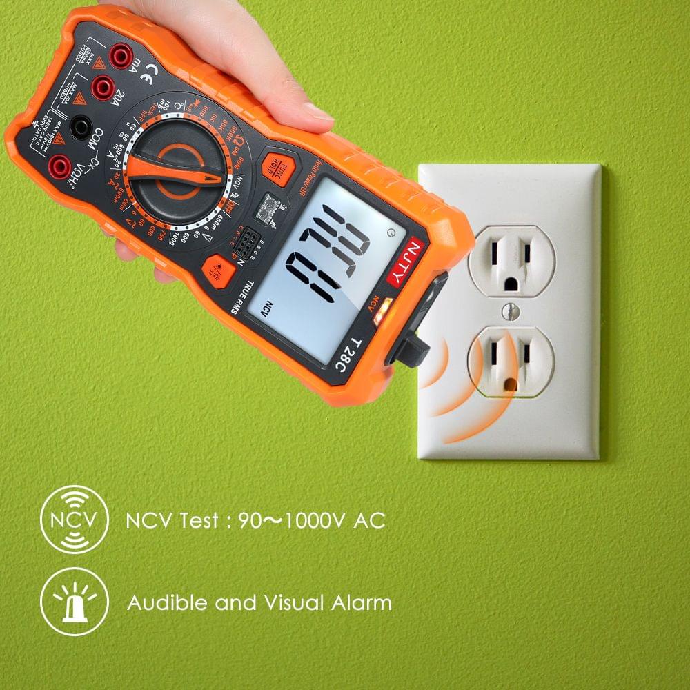 NJTY Digital Multimeter 6000 Counts Multi-functional Non - T28C