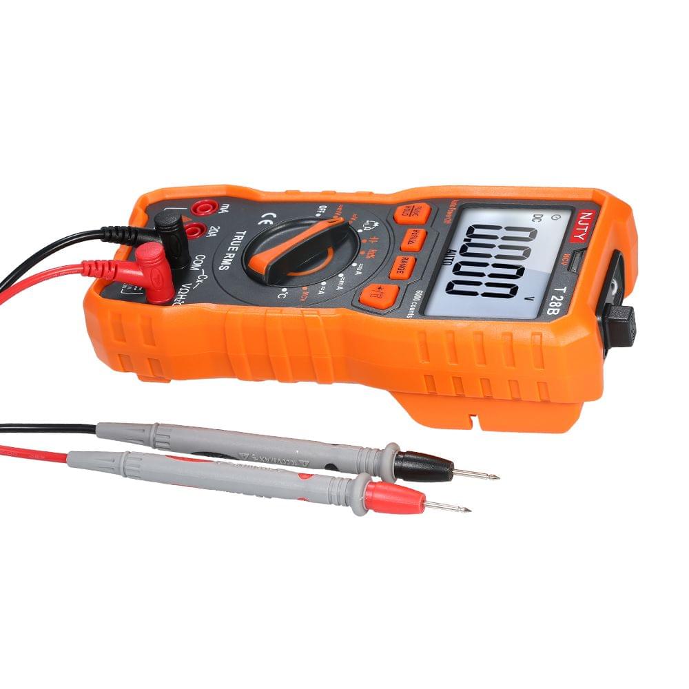 NJTY Digital Multimeter 6000 Counts Auto Range Non Contact