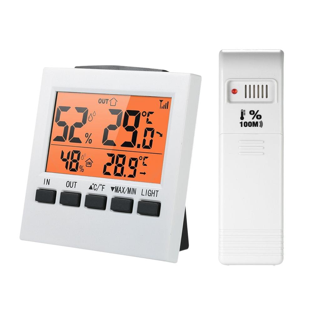 LCD Digital Wireless Indoor/Outdoor Thermometer Hygrometer
