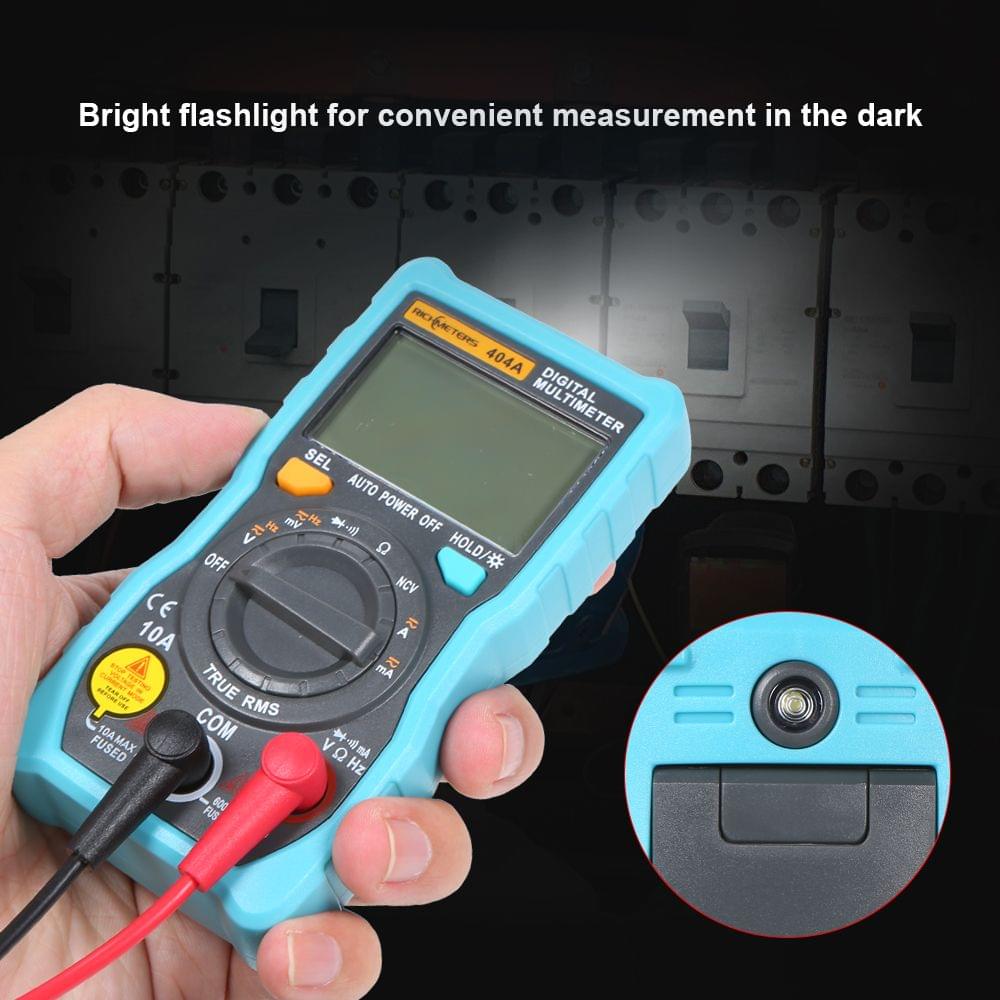 RICHMETERS 404A Digital Multimeter Auto-Ranging Ammeter