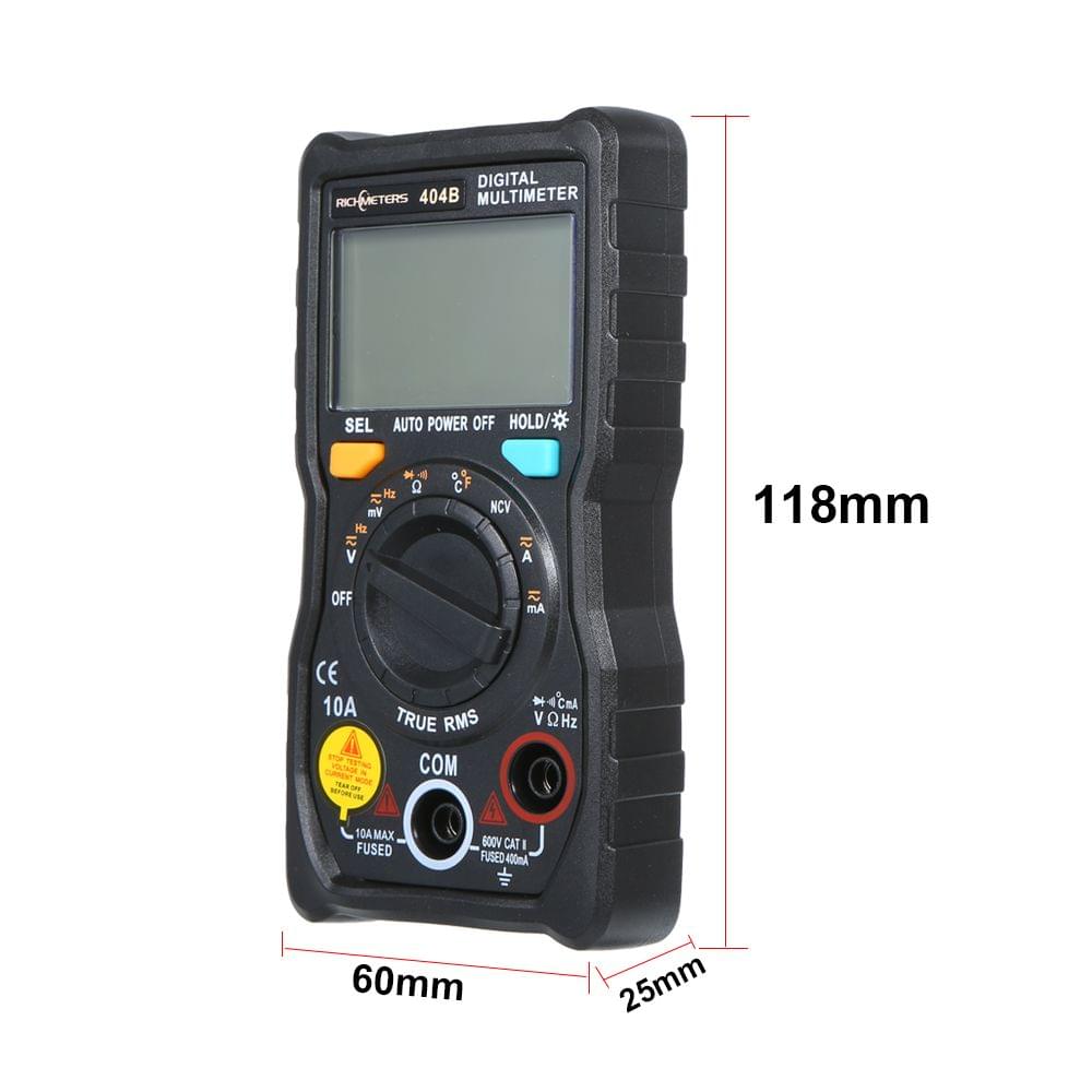 Handheld Digital Multimeter RM404B Multifunction Mini Multi